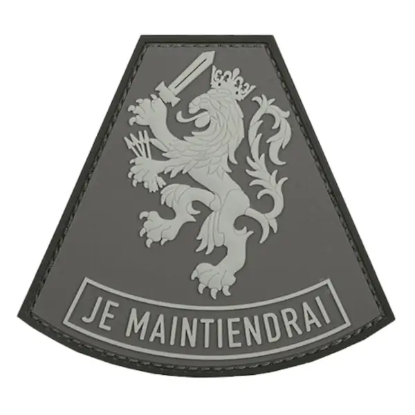 Patch 3d pvc je maintiendrai grijs