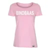 T-shirt dames eindbaas roze damesshirt