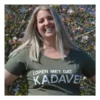 T-shirt dames lopen met dat kadaver