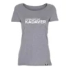 T-shirt dames lopen met dat kadaver grijs damesshirt