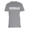 T-shirt heren Eindbaas grijs T-shirt heren Eindbaas grijs