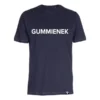 T-shirt heren gummienek marineblauw T-shirt heren gummienek marineblauw herenshirt