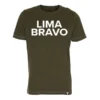 T-shirt heren lima bravo legergroen T-shirt heren lima bravo legergroen