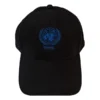 Cap unifil zwart voorzijde Cap unifil zwart voorzijde