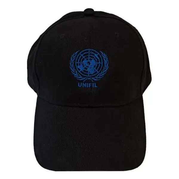 Cap unifil zwart voorzijde