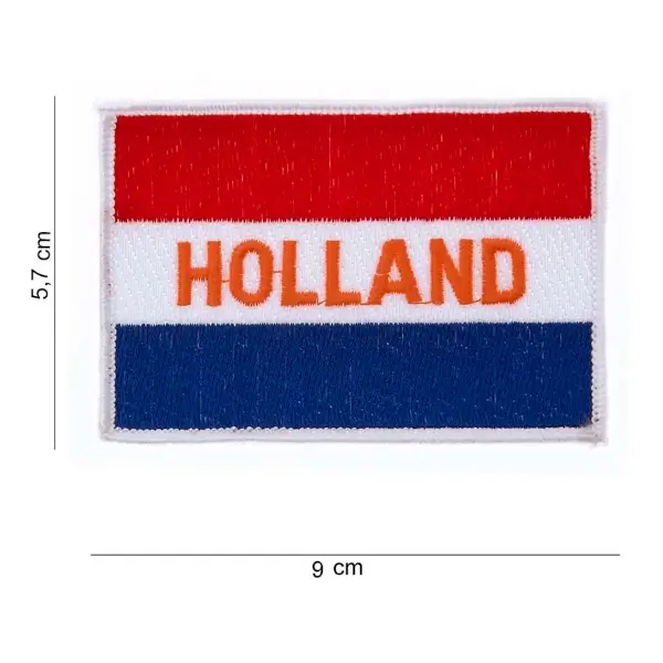 Patch Holland stof embleem afmeting