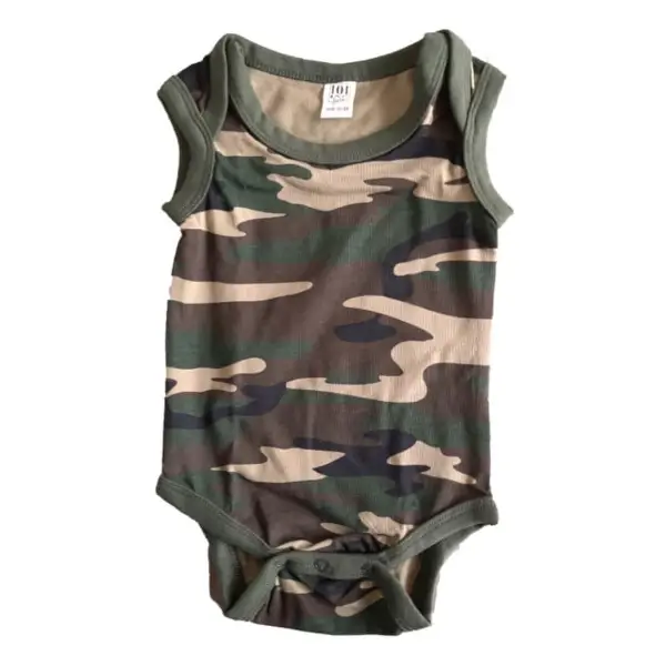 Romper camo zonder mouw