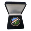 Challenge Coin Veteranenvlag in verpakkingsdoos