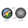 Challenge Coin Veteranenvlag ontwerp