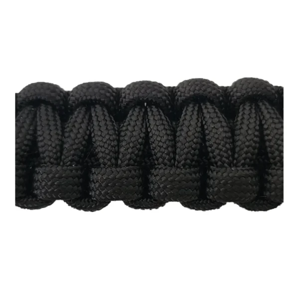 Paracord armband Zwart kleurvoorbeeld