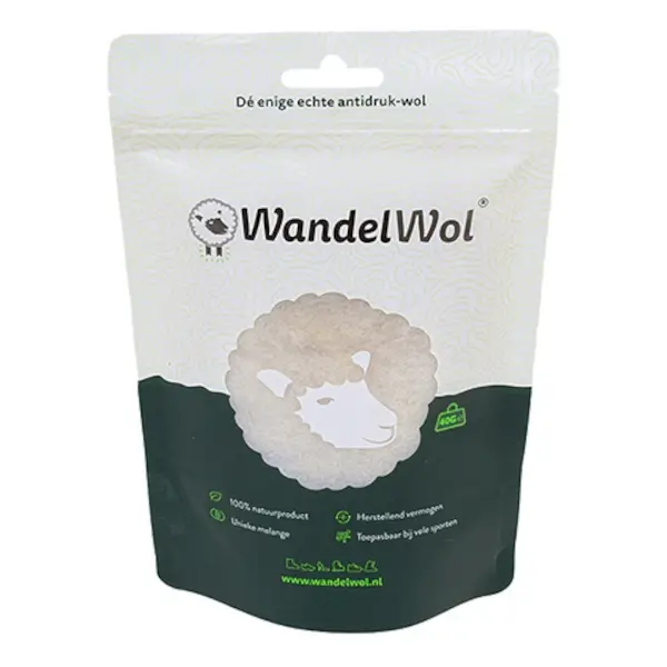 Wandelwol 40 gram anti-drukwol