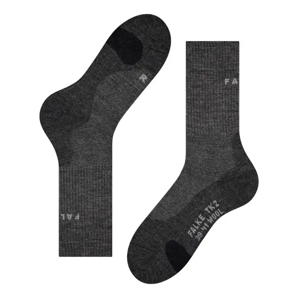 Heren wandelsokken Falke tk2 wool links en rechts