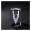 3D Kristalglas Draaginsigne 5x5x8cm 3D Kristalglas Draaginsigne 5x5x8cm