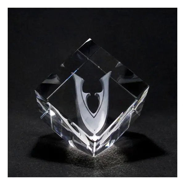 3D Kristalglas Draaginsigne 6cm