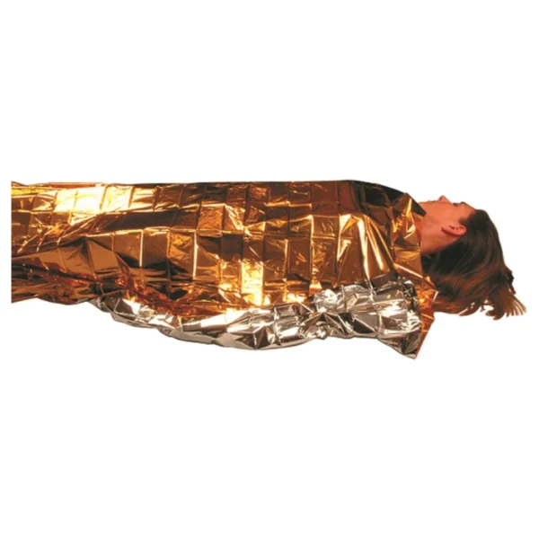 Reddingsdeken Travelsafe Zilver houdt warm