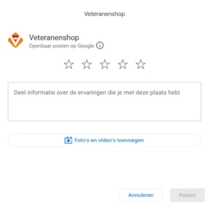 Reviewbeleid Google reviews